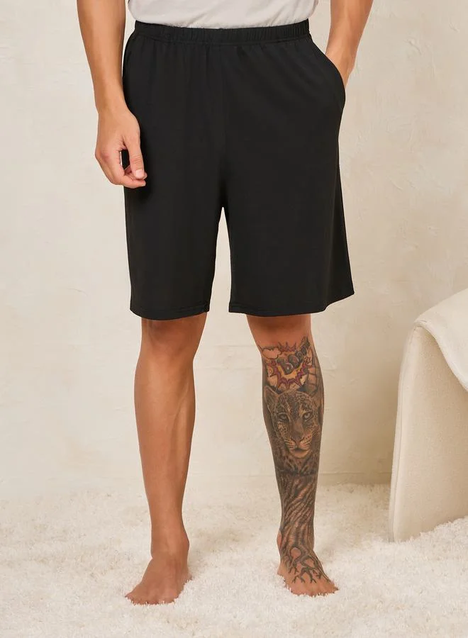 Styli Sleep Zone Graphic Print T-Shirt & Shorts Set