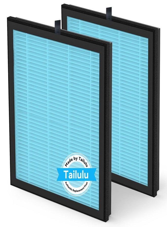 Tailulu HQKJ-180 Replacement Filter, H14 Grade True for Large Room Filter Allergies Pollen Smoke Dust Pet Dander (Blue 2Pack) - Image 1