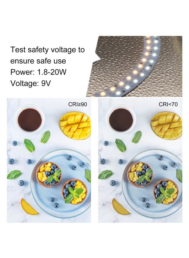 PULUZ صندوق استوديو الصور، 40 سم صندوق ضوء قابل للطي مع حلقة ضوء LED استوديو تصوير محمول مجموعة خيمة تصوير 12 خلفية ألوان صندوق ضوء USB للهواتف وكاميرات DSLR 16 × 16 بوصة - Image 4