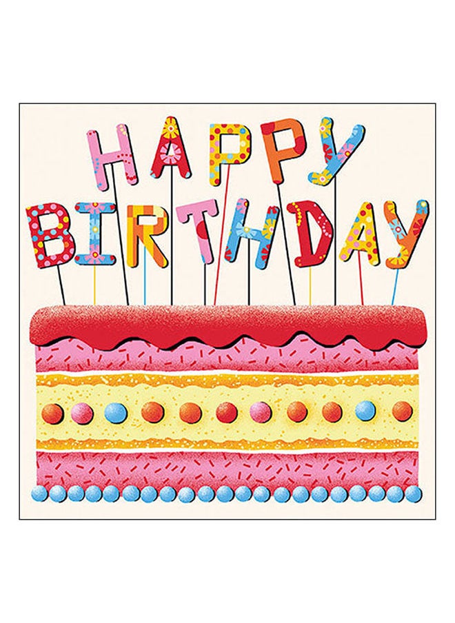 Ambiente - Ambiente Large Birthday Cake Napkins - Image 1