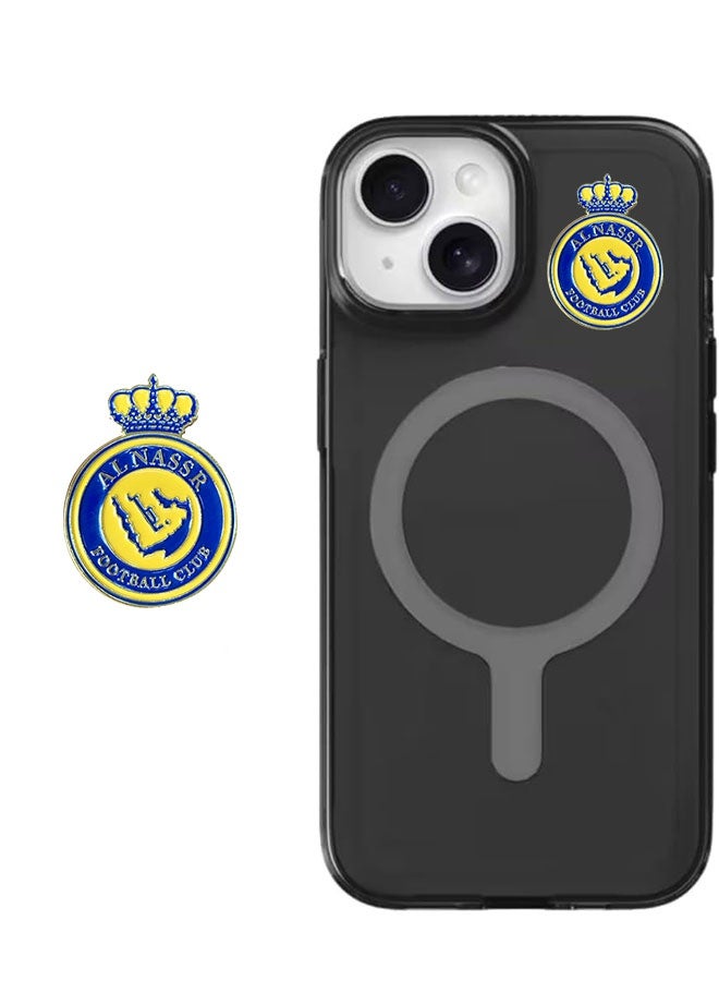 Al Nassr Metal Sticker for Mobile or Any Smooth Surface  - Image 2