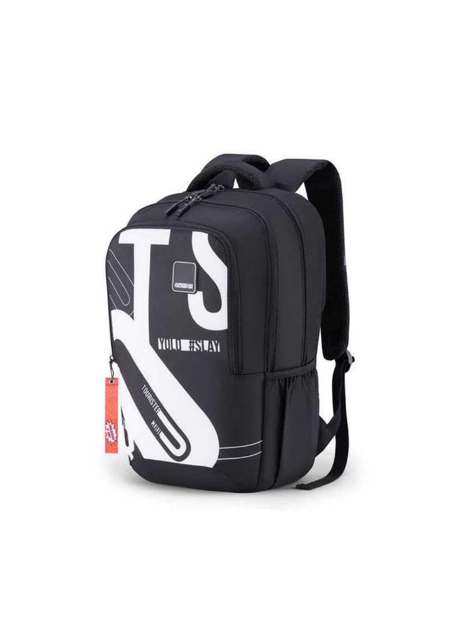 American Tourister Sest 3.0 Style 01, Large 3 Compartment Backpack, 29.5L with Spacious Interiors Bags For School, Office, College, Gift For Men & Women - Black - Image 4