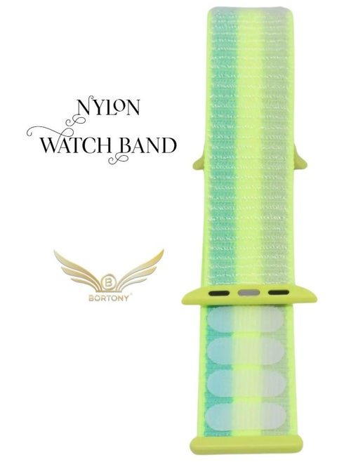 Universal 38/40/41mm Nylon Replacement Watch Strap For Apple Series 7/6/5