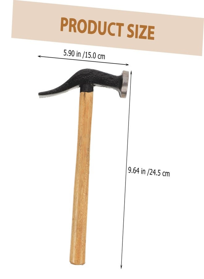 KALLORY Shoe Repair Hammer Wooden Handle Multi-function Tack Hammer for Leather Working and Shoe Making Tool for Home and Industrial Repairs - Image 5