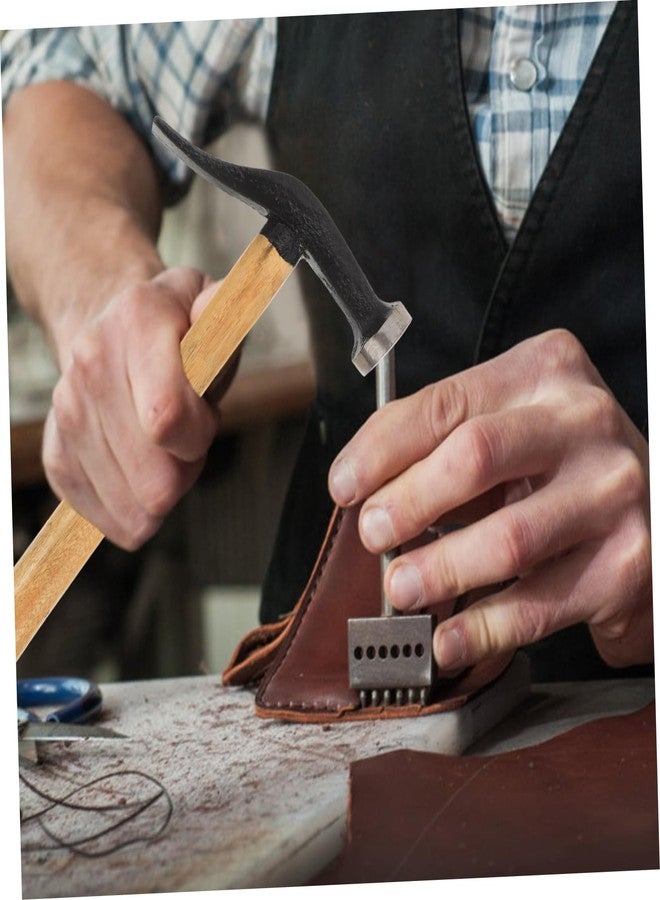 KALLORY Shoe Repair Hammer Wooden Handle Multi-function Tack Hammer for Leather Working and Shoe Making Tool for Home and Industrial Repairs - Image 4