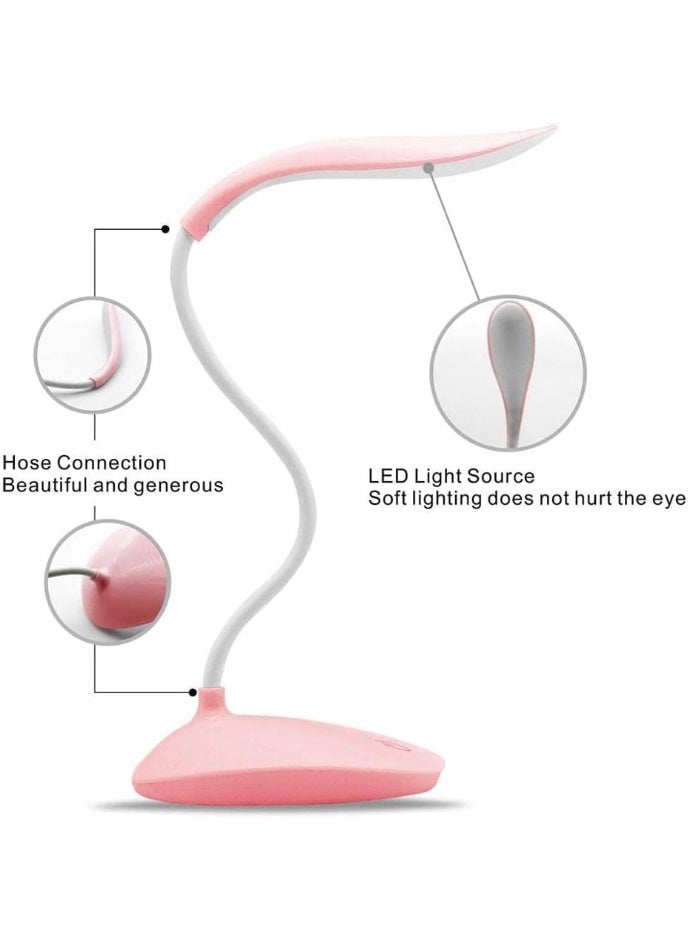 مصباح مكتبي مرن LED مزود بخاصية الشحن عبر USB والتحكم باللمس - 3 مستويات - إضاءة بيضاء. - Image 5