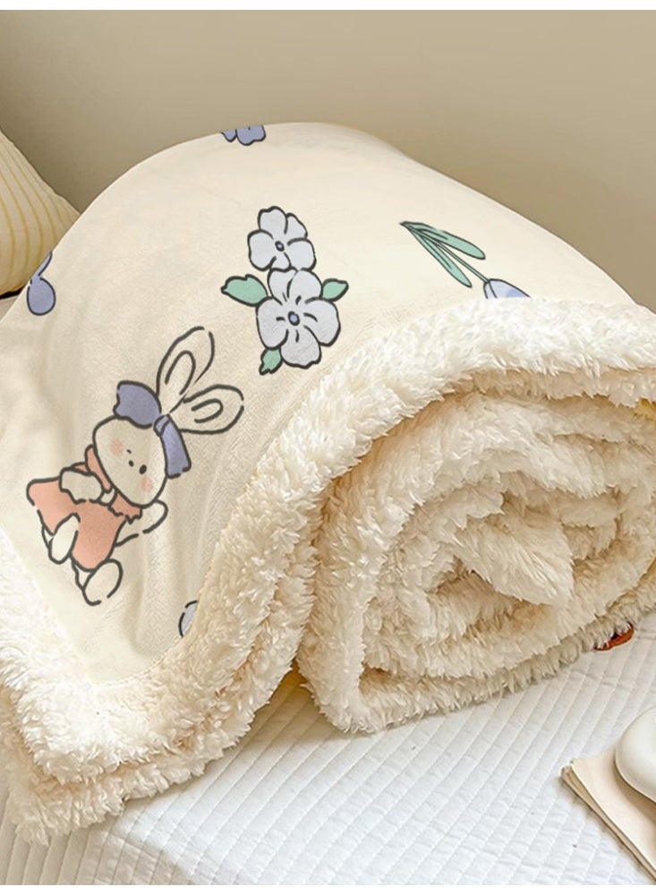 نامالو بطانية من الصوف المخملي، سميكة، فائقة النعومة، مناسبة لسرير المنزل، المكتب، الشال، الأريكة، القيلولة، بطانية سكن الطلاب - Image 2