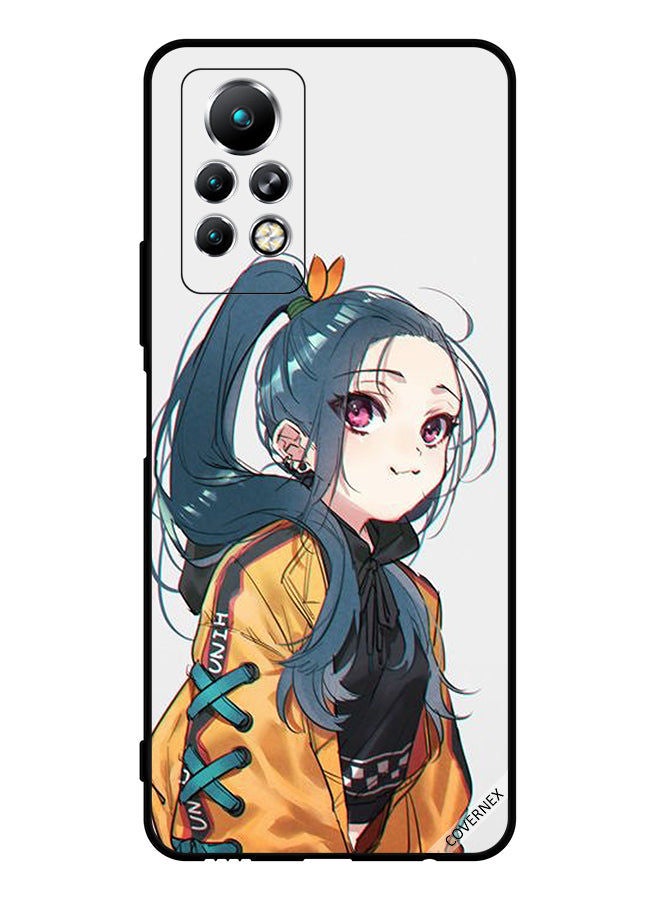 Covernex Protective Case Cover For Infinix Note 11 Pro Cute Girl Feeling Cold - Image 1