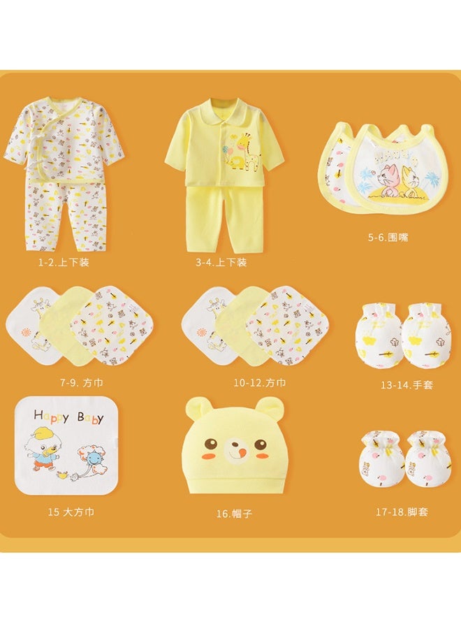 Beauenty 18pcs Baby Gift Box, Newborn Clothing Set Baby Clothes Gift Set, Newborn Gift Set,Newborn Outfit Set Baby Gift Box for Boys and Girls - Image 2
