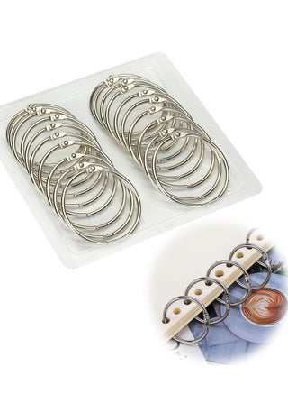 Loose-Leaf Binder Ring, 2-Inch Index Card Metal Ring Book Ring Flash Card Ring Clip Ring Key Ring Openable Large Round Ring Metal Ring Hanging Ring (20 Pcs) - pzsku/ZF55DA6854063E3126773Z/45/_/1660292356/2d94fe59-8d95-4b64-af3b-7d2e73ef4869