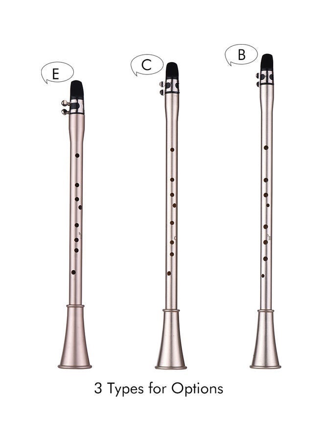 نيبمينينت Bb Key Mini Simple Clarinet Sax Compact Clarinet-Saxophone ABS Material Musical Wind Instrument - Image 4