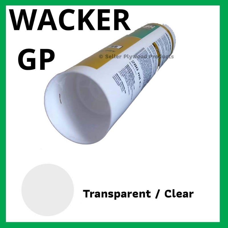WACKER - Professional Silicone Sealant Gun Applicator With GP Premium Sealant For Bonding, Gap Filling & Repair (5 Pcs - Clear) - Image 4