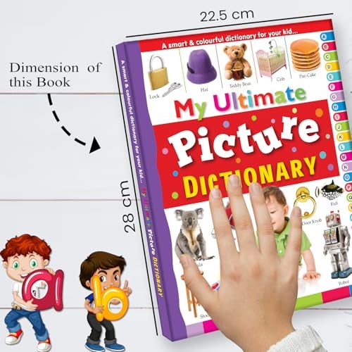 BRIJBASI Hello Friend My Ultimate Picture Dictionary Word Book With 100 Pages, 4+ yrs - Image 5