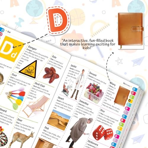 BRIJBASI Hello Friend My Ultimate Picture Dictionary Word Book With 100 Pages, 4+ yrs - Image 3