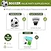 Blue Orchards Soccer Value Party Supplies Pack 60 Pieces for 16 Guests Soccer Party Decorations Sports Themed Birthday Party Supplies Soccer Ball Party Supplies Soccer Plates and Napkins - Image 2