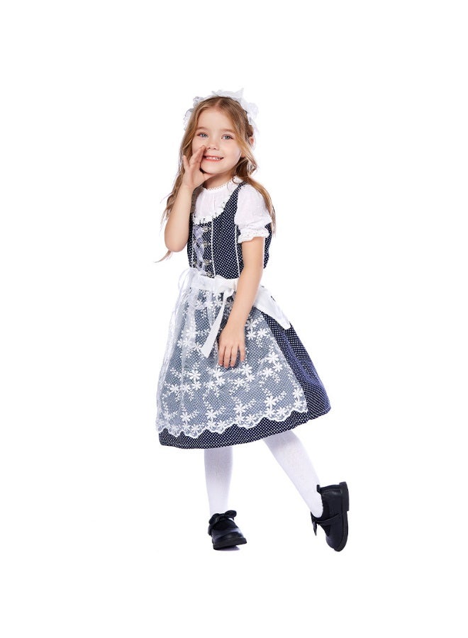 NIBEMINENT Halloween party costume - Lace maid performance dress - Image 1