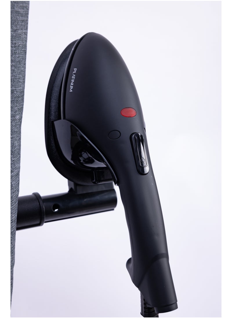 Platinum - Platinum GS-9000B Garment Steamer High-Performance Turbo Steam, 2450 Watts, 2.9 L, Black - Image 1