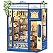 CUTEBEE Book Nook Kit DIY Miniature House Dollhouse Kit for Adults and Teens Booknook Tiny House Bookshelf Decor 3D Wooden Puzzle Gifts for Family Friends Literature Bookstore - Image 3