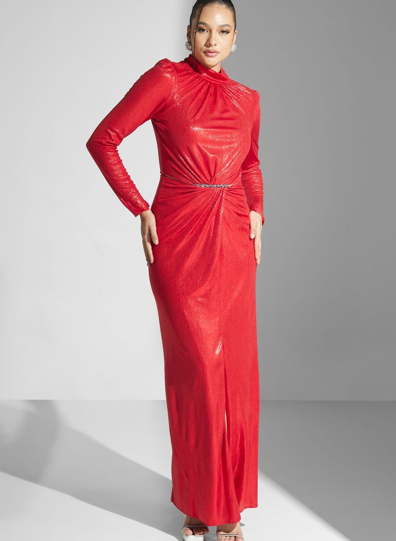 Namshi x Sequin Evening Dress  - Image 1