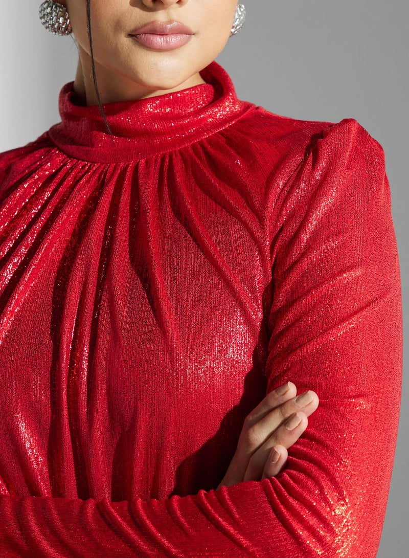 Namshi x Sequin Evening Dress  - Image 4