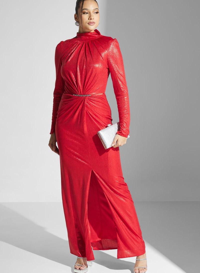 Namshi x Sequin Evening Dress  - Image 5