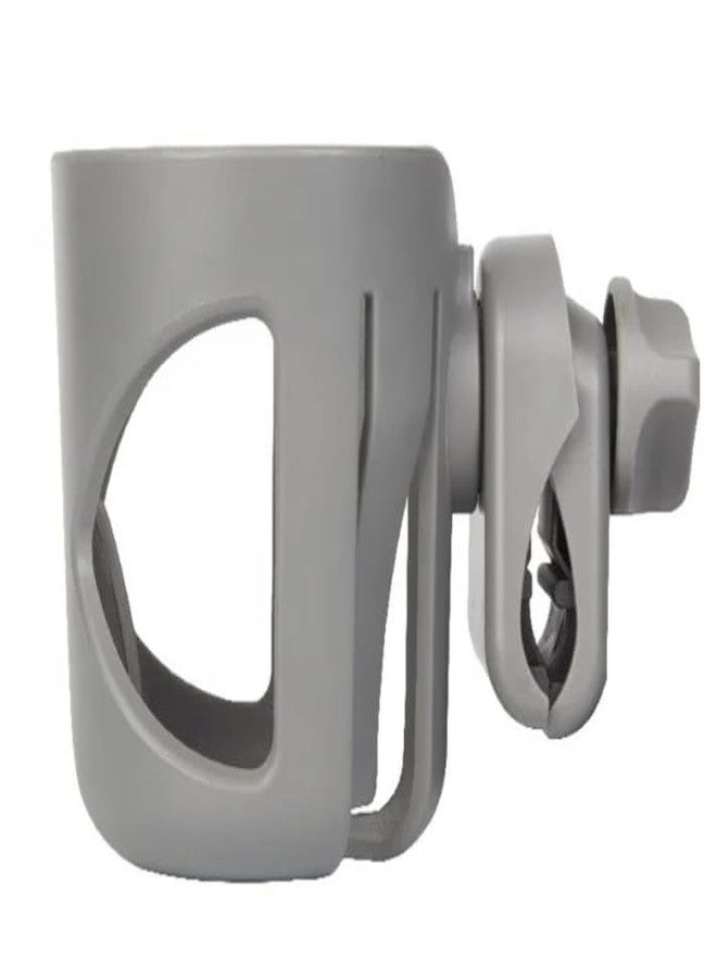 Digital Nc Knee Walker Cup Holder. A Solid Super Secure Fit. 360 Degrees Rotatable. Anti-Shake Spill Resistant. (Gray) - Image 1