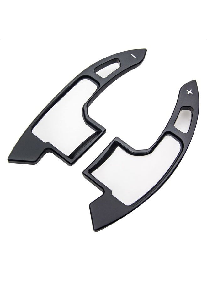 SK CUSTOM Steering Wheel Accessories Shift Paddle Shifter Extension Aluminum Alloy Trim Cover compatible with FORD MUSTANG 2015 2016 2017 2018 2019 2020 2021 Car Accessories Black - Image 1