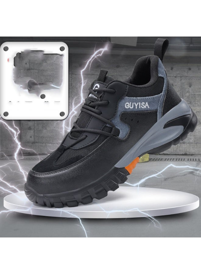 NIBEMINENT Work Safety Shoes For Men Steel toe shoes Work Sneakers Anti-smash Anti puncture Indestructible shoes Protection Boots - Image 1