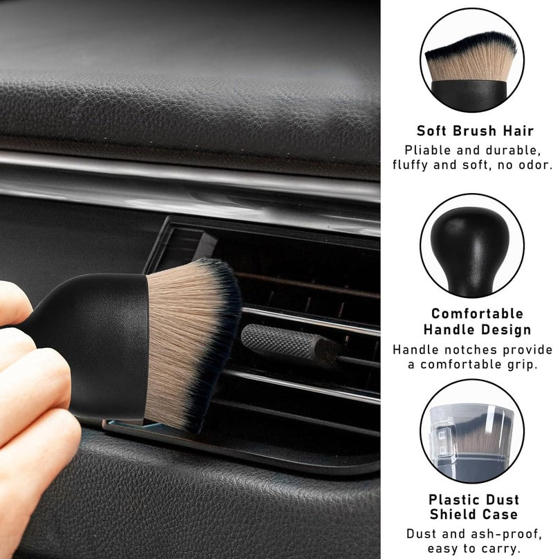 Dickno 2PCS Car Interior Dust Brush Set - Image 3