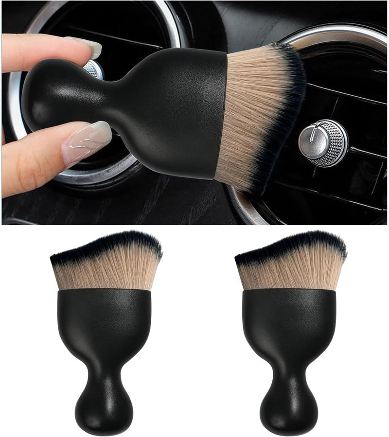 Dickno 2PCS Car Interior Dust Brush Set - Image 1
