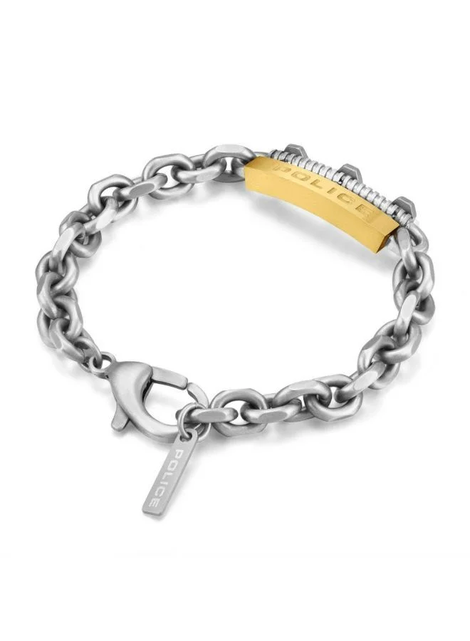 POLICE Bolt Bracelet For Men Silver Color