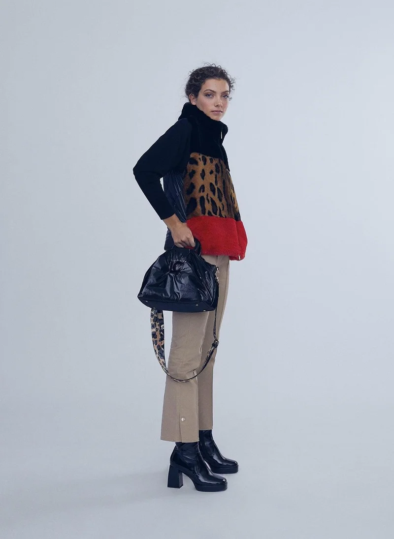 Lola Casademunt Multicoloured fur waistcoat