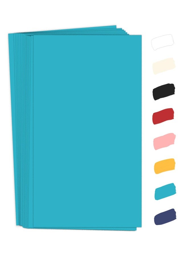 Goefun 50 Pack Light Blue Cardstock 8.5 x 11 65lb Pastel Paper - Image 1