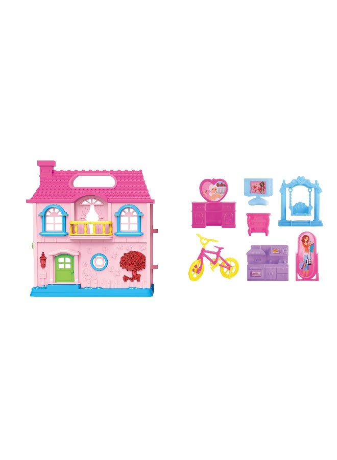 Power Joy Playhome Happy Family's Dollhouse- Assorted 1pc - Image 5
