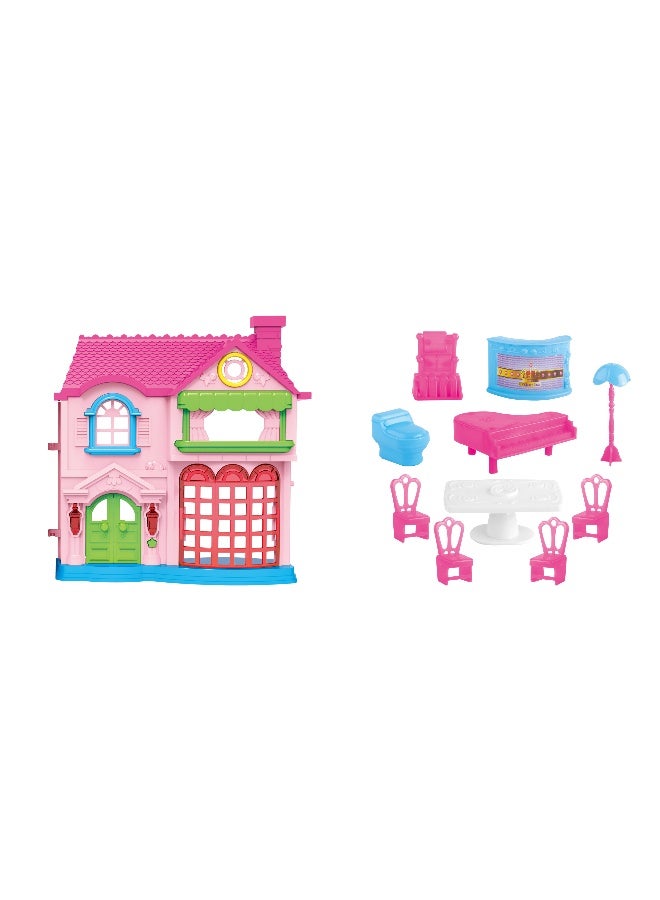 Power Joy Playhome Happy Family's Dollhouse- Assorted 1pc - Image 4
