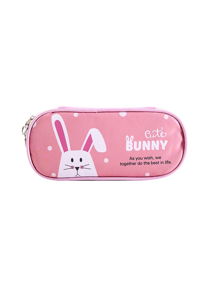 NIBEMINENT Kawaii School Pencil Case Pink