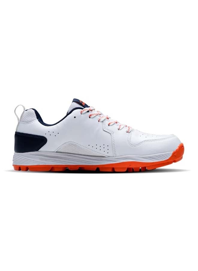 HUNDRED PitchForce Cricket Shoes - White/Orange/Navy - Image 4
