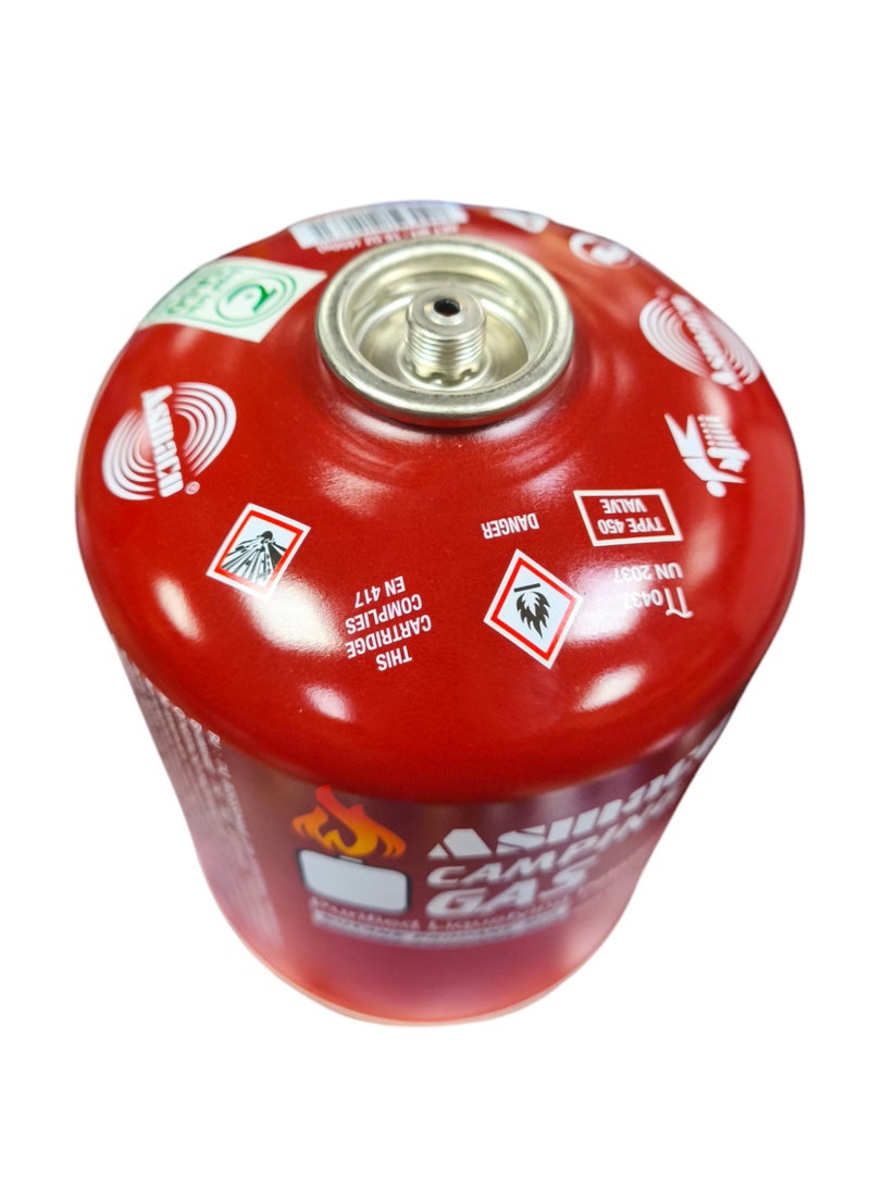 اسماكو 3 قطع غاز بيوتان كبير للتخييم في الهواء الطلق 450 جرام - Image 2