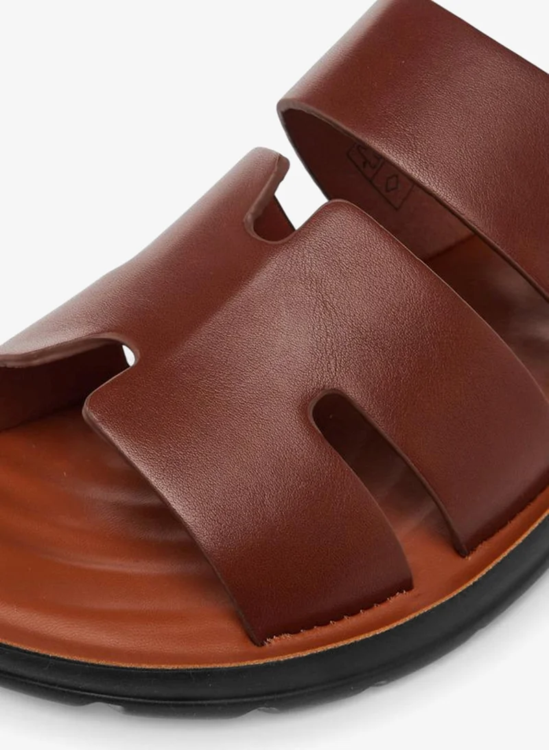 LBL by Shoexpress TAN Men Slip-On Arabic Sandals for Men | Best Price UAE