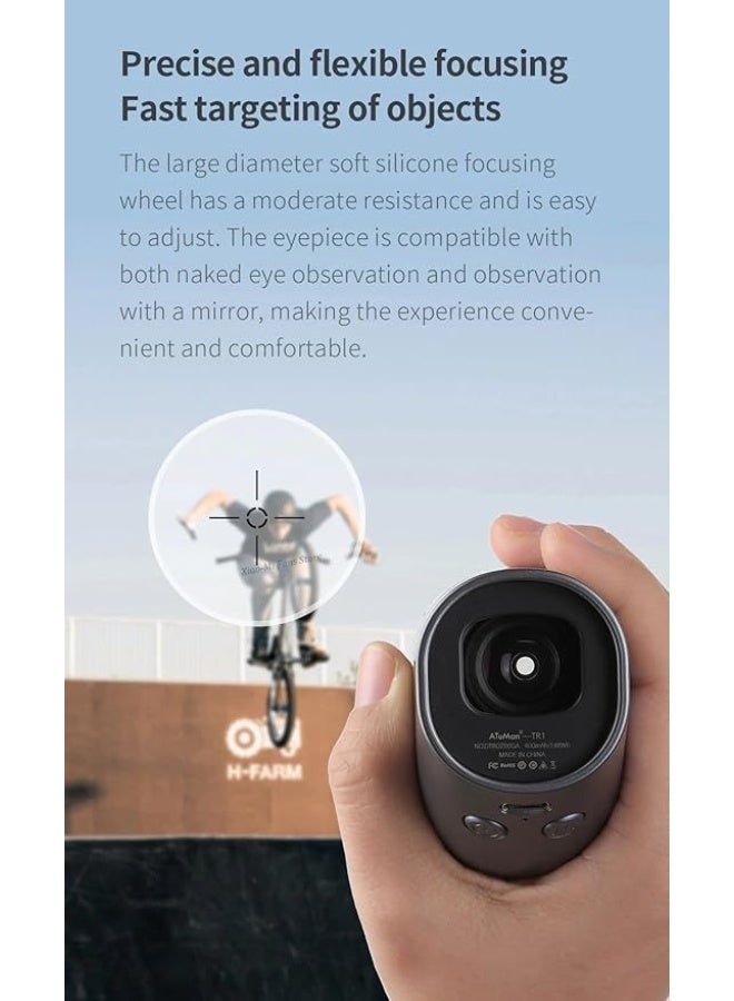 أتومن ATuMan TR1 Laser Rangefinder Telescope 6X Monocular 1200 Meter Distance Outdoors Digital Laser Measurement Tool - Image 4