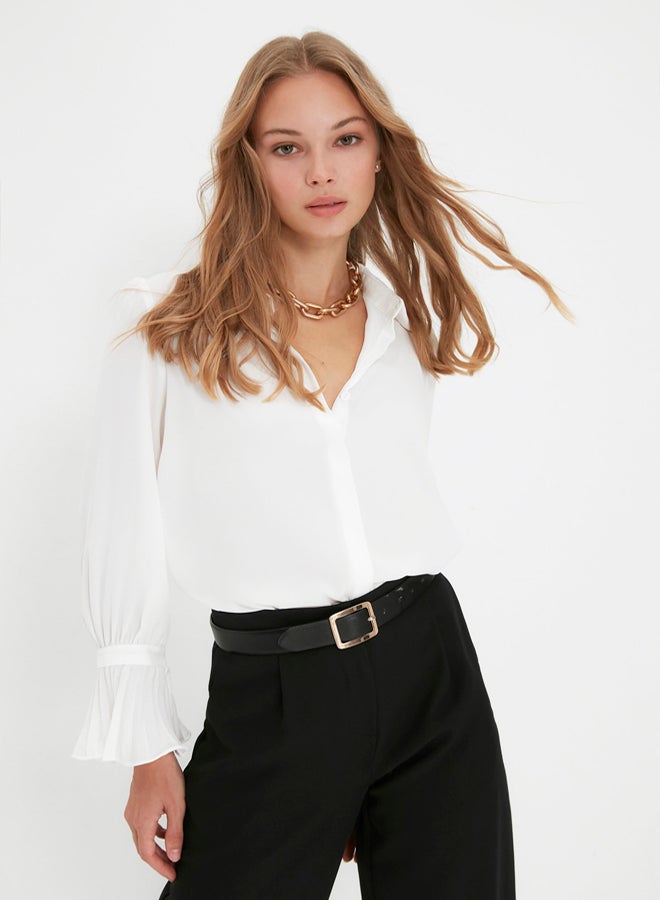 trendyol Shirt - Ecru - Regular fit - Image 2