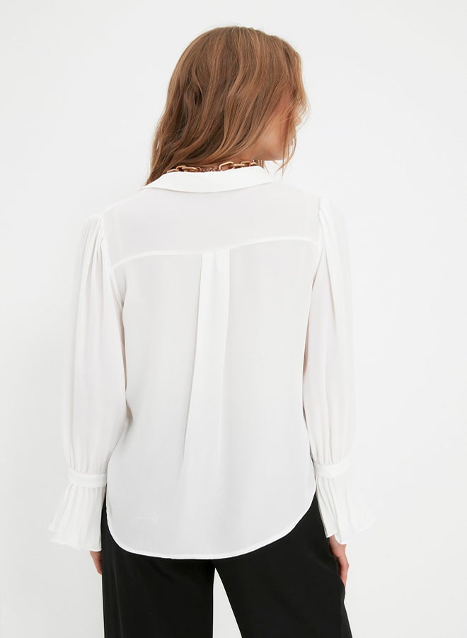 trendyol Shirt - Ecru - Regular fit - Image 5