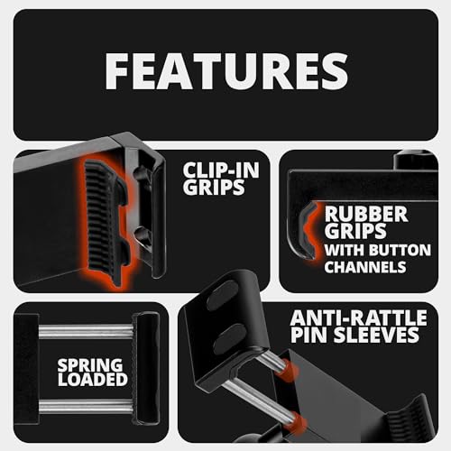 Tackform Black Motorcycle Perch/Brake/Clutch Reservoir Phone Mount - 20MAXX Spring Cradle | 3.5” Long Reach Arm | Billet Aluminum | Compatible with Harley-Davidson, Gold Wing, Honda, More - Image 4