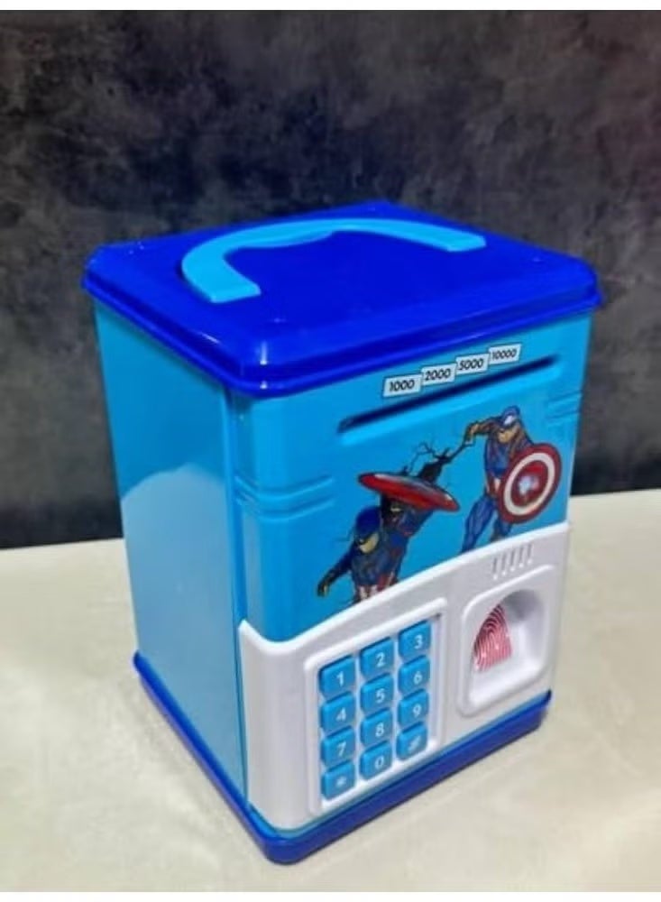 MARVEL Electronic Money Bank for Kids | Fingerprint Money Bank | Fingerprint Piggy Bank for Kids | ATM Piggy Bank | ATM Money Bank for Kids | Electronic Savings Bank | Kids Money Saving Box | Electronic Coin Bank | Kids Money Bank | Kids Savings Bank | Electronic Safe Bank for Kids | Kids Money Safe | Password Piggy Bank | PIN Code Money Bank | Fingerprint & PIN Money Bank | Cash & Coin Saving Bank | Automatic Cash Deposit Piggy Bank | Musical & Light-Up Money Bank | Smart Piggy Bank for Kids | Kids Cash Saving Machine | Kids ATM Machine | Electronic Piggy Bank Toy | Electronic Bank for Kids | Kids Savings Box | Money Saving Learning Bank | Interactive Money Bank | Kids Money Bank with Sound & Lights | Electronic ATM Piggy Bank with Fingerprint | ATM Safe Bank for Kids | Smart Savings Bank | Cash & Coin Bank | Cash Deposit Machine for Kids | Kids Bank Toy | Savings Bank with Sound & Light Effects - Image 2