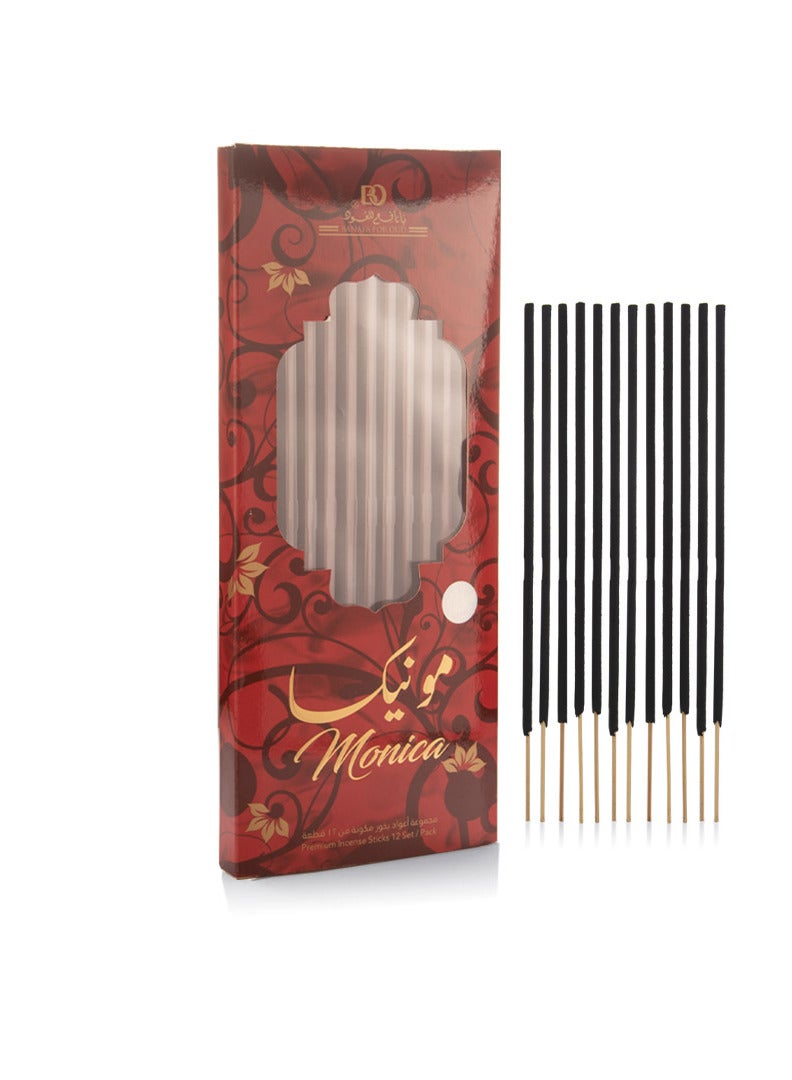 Banafa monika oud nad incense (sabaya) 12 sticks by banafa oud - Image 1