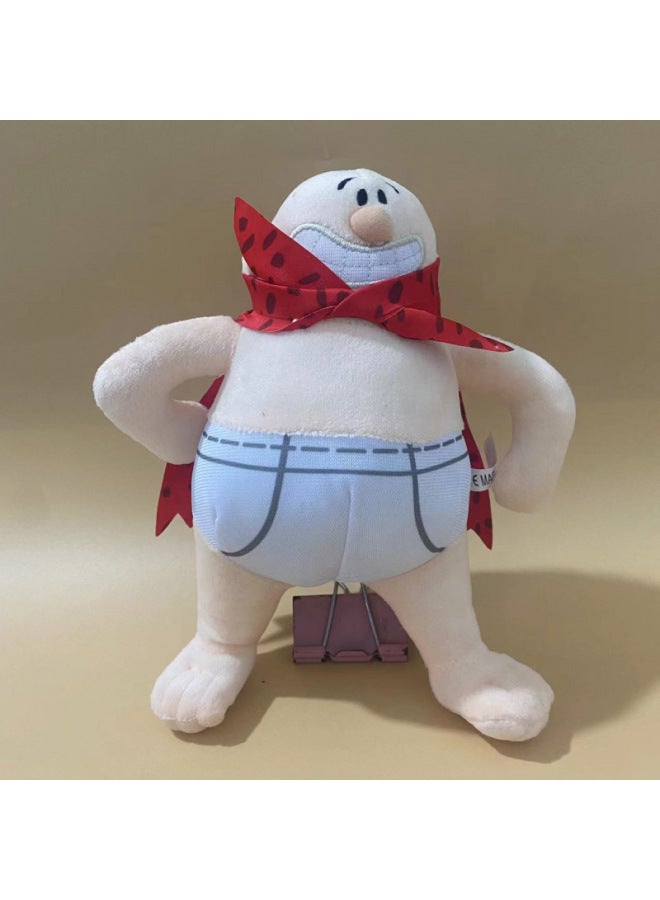 Picture Book Captain Underpants Panties Superman Captain Adventures Comic Doll Plush Toy-Color:Panties Superman-Height:22cm - Image 1