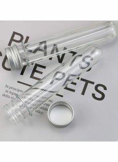 Y&D Clear Plastic Test Tubes, 25 Pcs 31x140mm(40ml) Tubes with Screw Caps  - Image 4