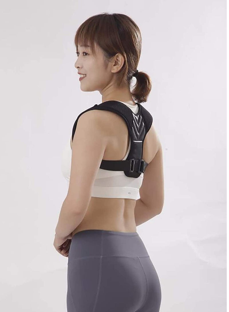 دعامة تصحيح الوضعية ودعم الكتف للرجال والنساء حزام ضبط محاذاة الظهر العلوي لتخفيف آلام الظهر والكتف - Image 5
