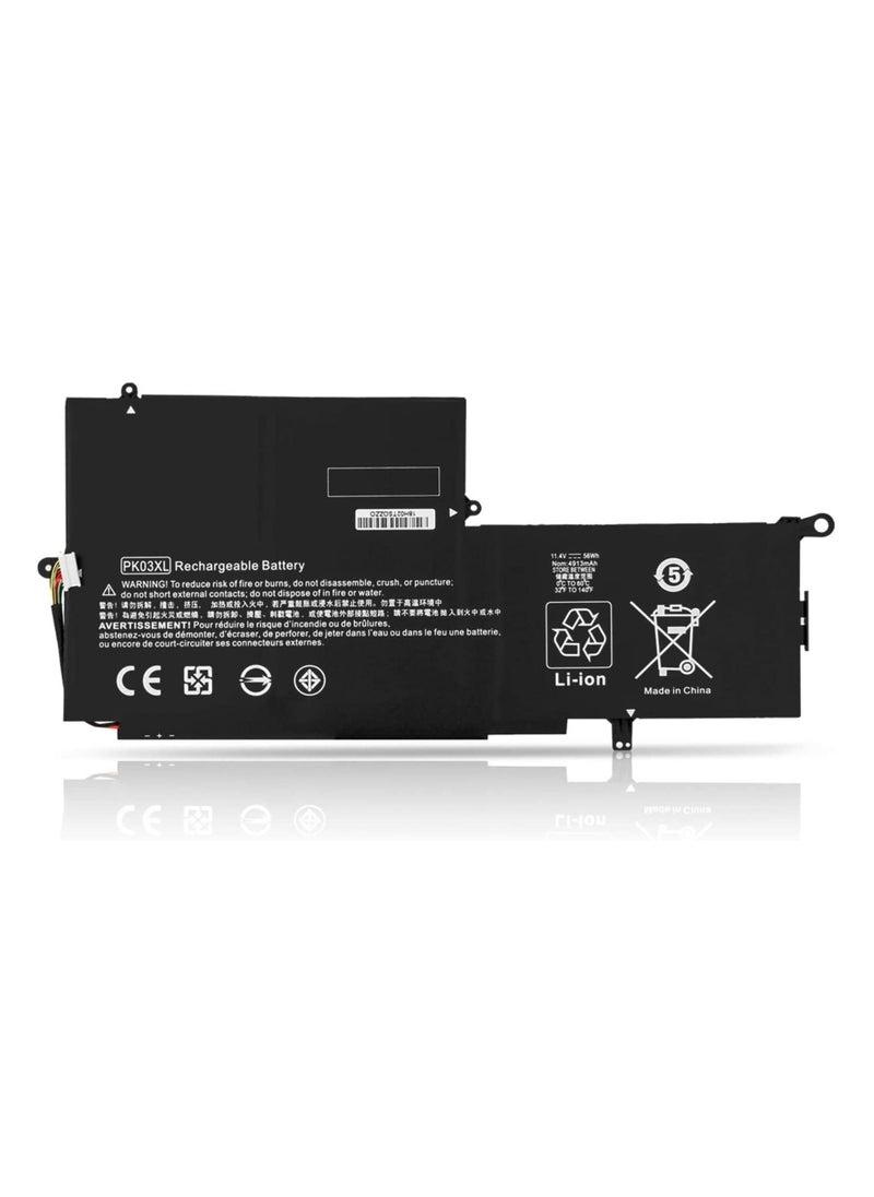 Max Power - PK03XL Laptop Battery for HP Spectre Pro X360 G1 G2 13-4000 13-4100 13t-4000 13t-4100 Envy 13-y0xx 13-4003na 13-4007na 13-4009na 13-4108na 13-4050na 13-4230ng 13-4231ng 13-4204ng 13-4203ng - Image 1