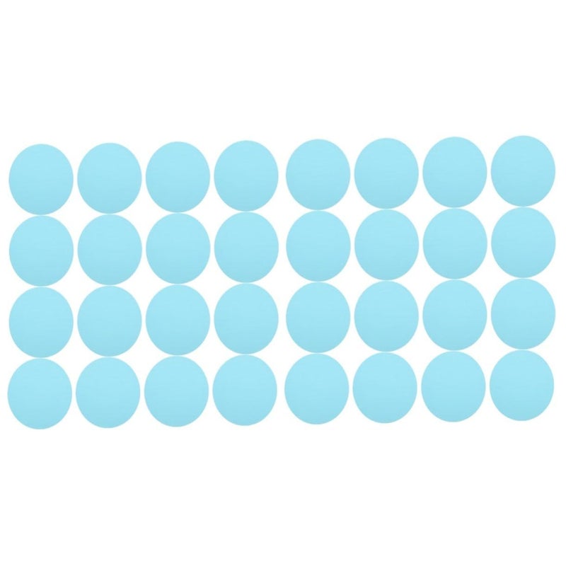 Non Adhesive Bathroom Safety Stickers 40 Sheets PEVA Material Bathtub Decals Easy Install - Image 2